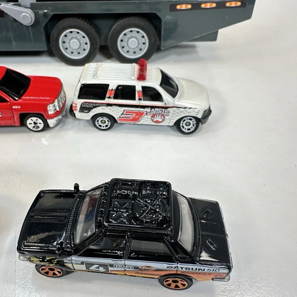 Transporter Toy Truck with 12 Cars Matchbox and More Racing and Offroad Play Set